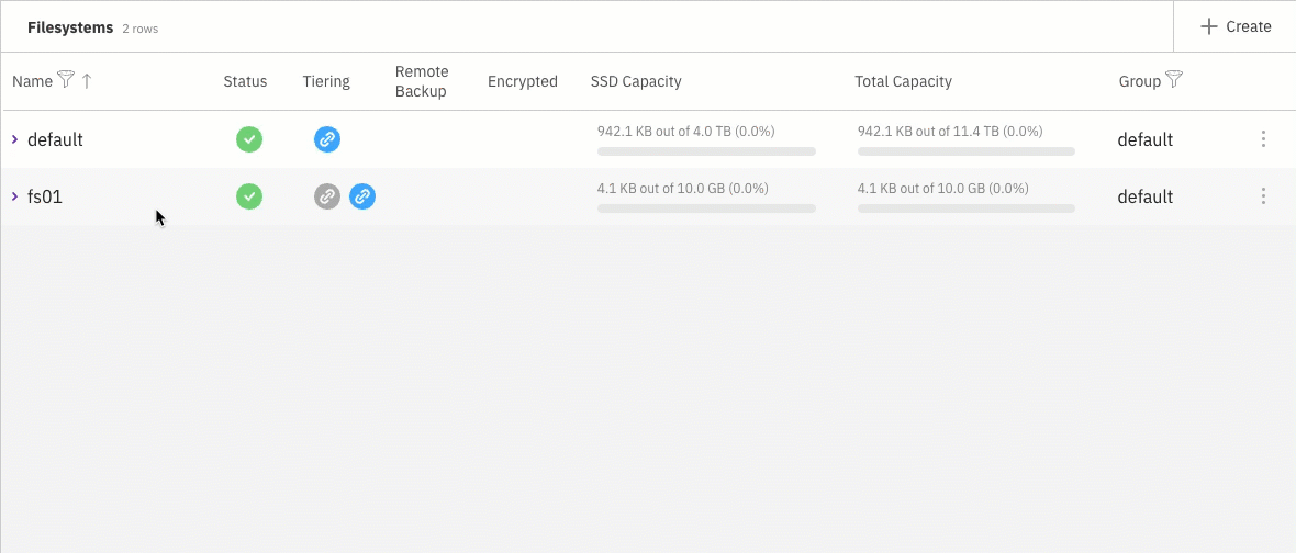 Detach an object store bucket from a filesystem