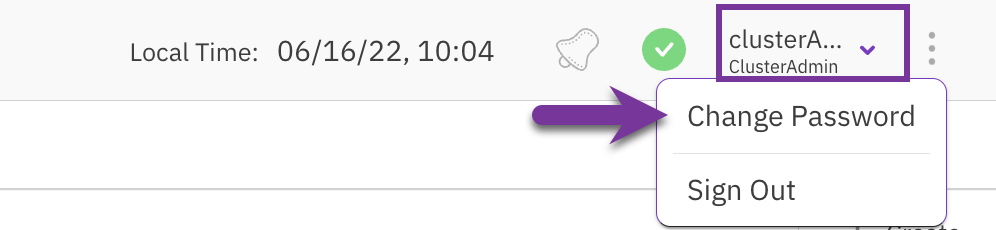 Change your password (signed-in user)